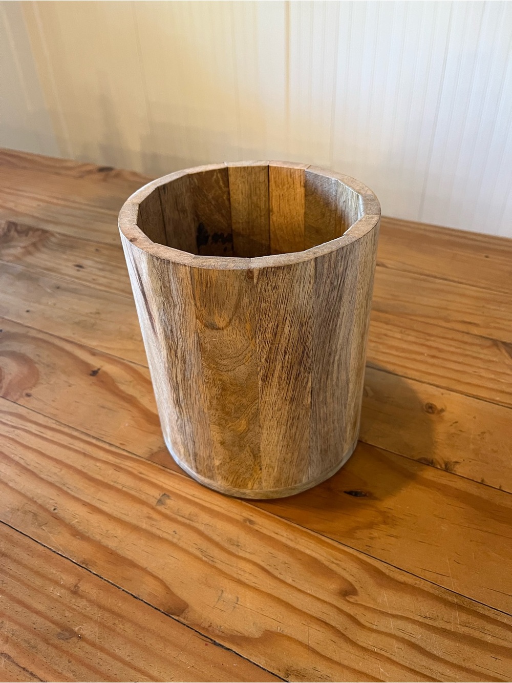 Home Essentials Wood Utensil Holder
